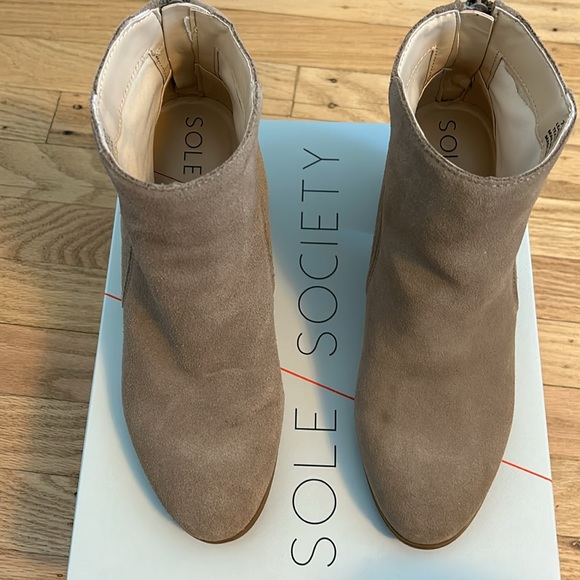 Sole Society Boots | Color: Dune Cow Suede | Size 7.5M - Picture 2 of 6